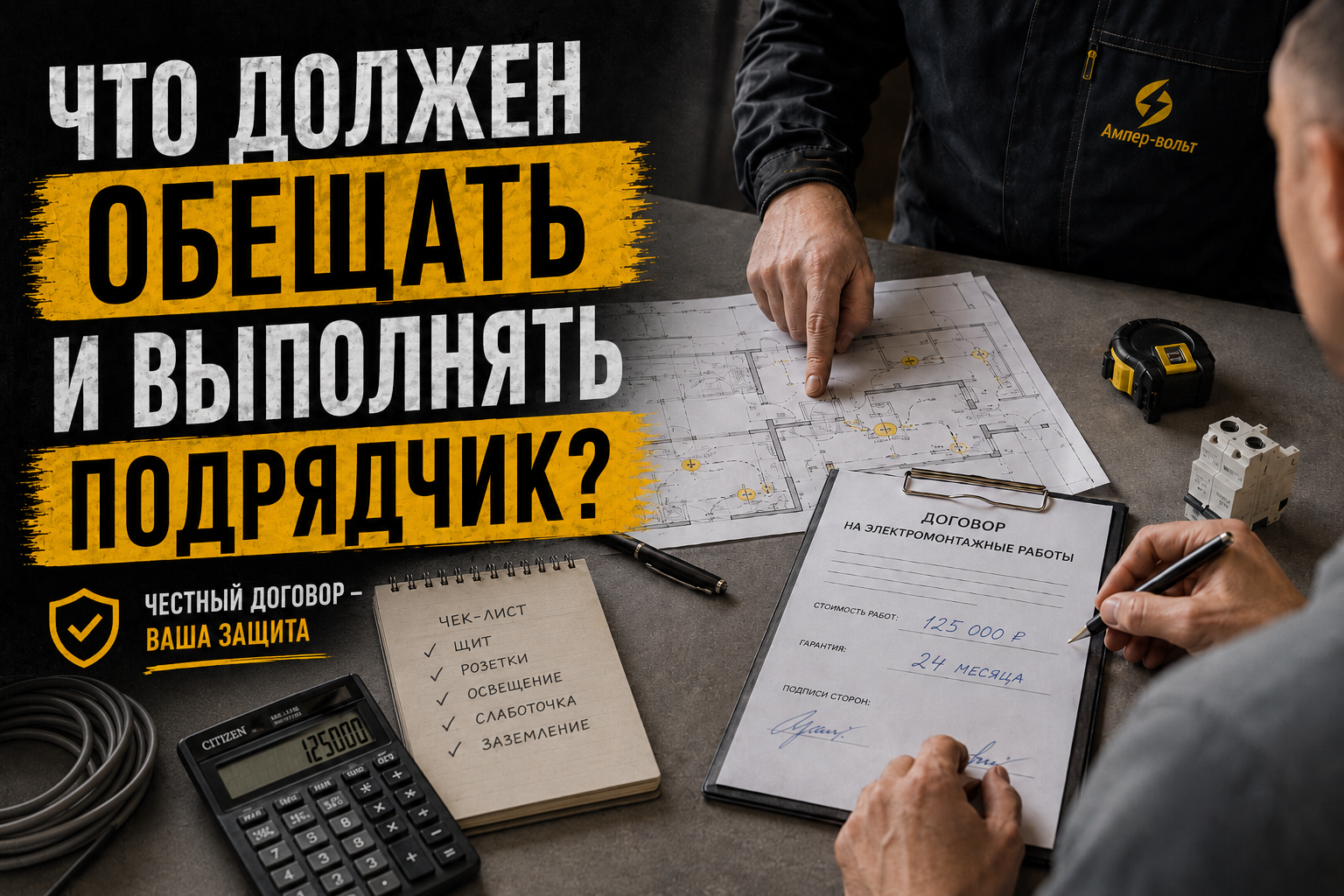 Как выбрать электрика в Тюмени и не пожалеть: договор, гарантия и ответственность