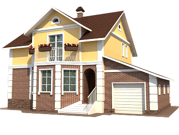 В коттеджах